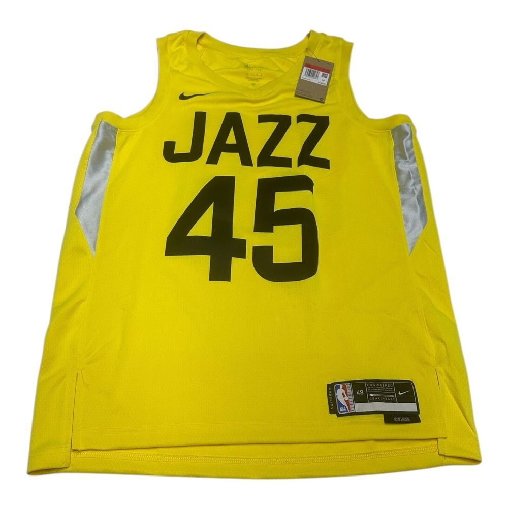 Nike Utah Jazz Donovan Mitchell Jersey Men's Size 48 L Icon Edition DN2024-729